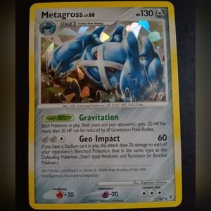 Metagross Pokemon Card - Supreme Victors - 7/147 Rare Holo Cracked Ice